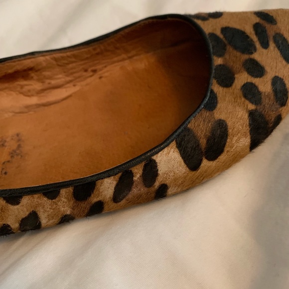 J. Crew Calf Hair Leopard Flats - Picture 8 of 8